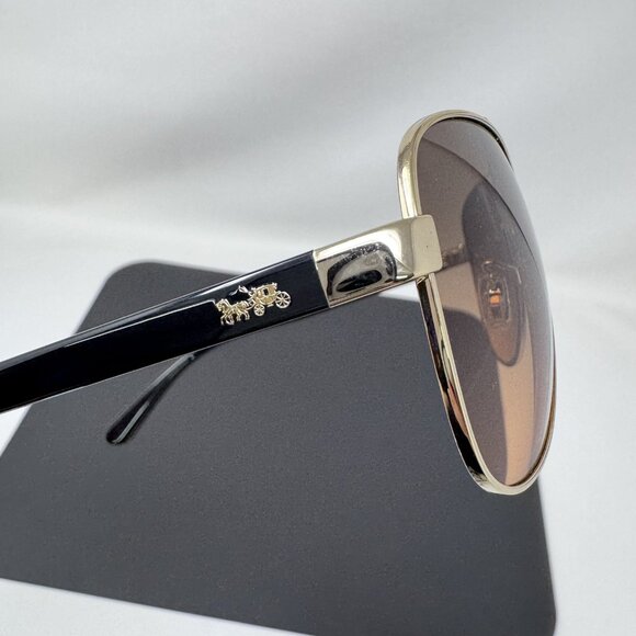 Coach Sunglasses HC 7077 (L1015) Frames 932195 (Light Gold) 58 [] 14 140 - Picture 8 of 12